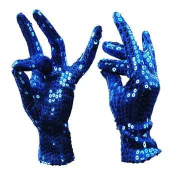 Pailletten Bühne Leistung Requisiten Handschuhe Erwachsene Halloween Cosplay Tanzen Zeigen Magie Mode
