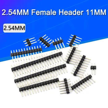 2,54mm Einreihige Männlichen 1/2*40P PCB Board Pin Header Stecker Streifen Pinheader
