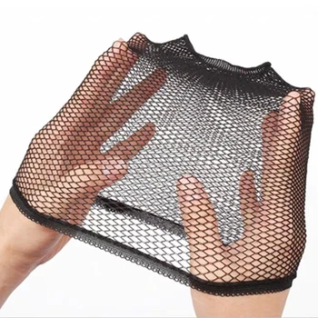 Schwarz Snood Nylon Haarnetz Materialien Für Perücken Machen Streching Gummibänder Mesh Cap Für Frauen Perücke