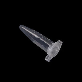 Labor Liefert 50 PCS 0,5 ML Klar Micro Kunststoff Reagenzglas Zentrifuge Fläschchen Snap Cap Container