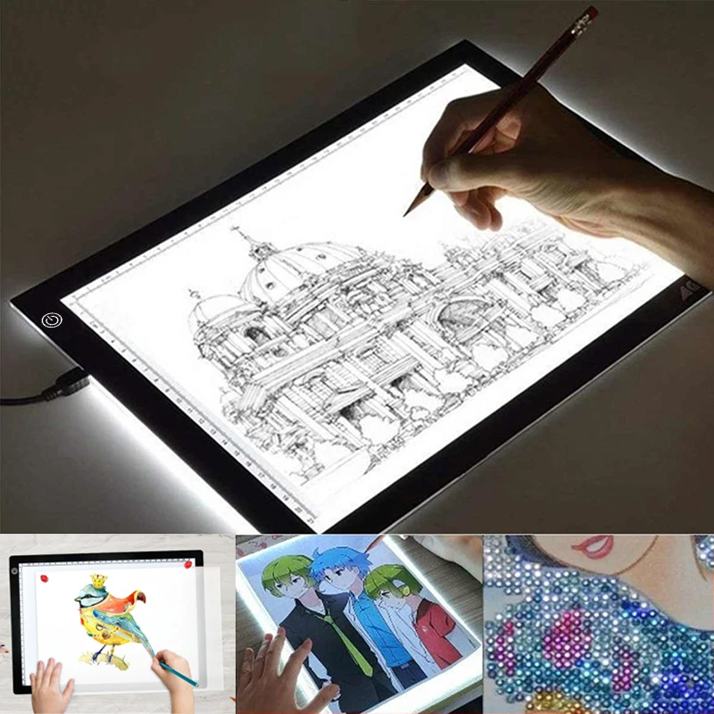 A4/A3/A2 Zeichentablett Wacom Digitales Grafiktablett LED – Bild 4