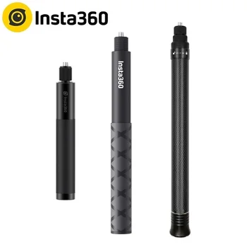Insta360 X5 X4 X3 ONE X2 Unsichtbarer Selfie-Stick für GO 2/ONE RS Kohlefaser-Verlängerungsstange Insta 360
