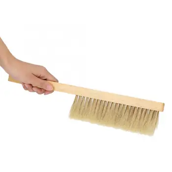 Bienenzucht Werkzeuge Holz Honig Pinsel Wasp Bee Sweep Zwei Reihen Von Pferd Schwanz Haar Neue Bee Pinsel