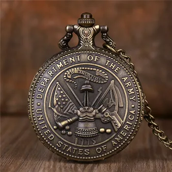 Taschenuhr an Kette, modische Quarz-Taschenuhr im Retro-Stil, Steampunk-Halskettenanhänger, Kettenuhr