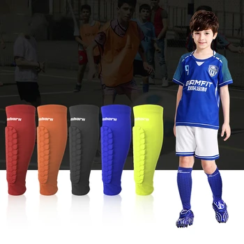 (XS-XL) 1 Paar Fußball-Schienbeinschutz für Erwachsene und Kinder, sturzsicherer Fußball-Wadenschutz