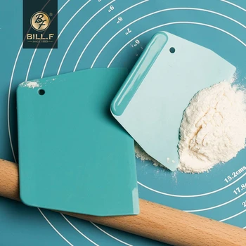 Kunststoff Kuchen Creme Spatel Teig Butter Teig Schaber Backen Werkzeuge Für Home Backen Schneiden (2 Stück)