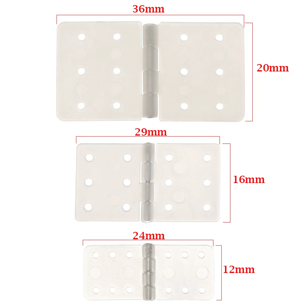 10 stücke 3 Größe Weiß Nylon Steckte Scharnier Mit Abnehmbare – Bild 6