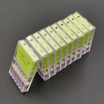 5 Boxen Dental K Files Hand Use 6 # 8 # 10 # 15 # Zahnfeilen aus Edelstahl, Wurzelkanal, endodontische Feilen