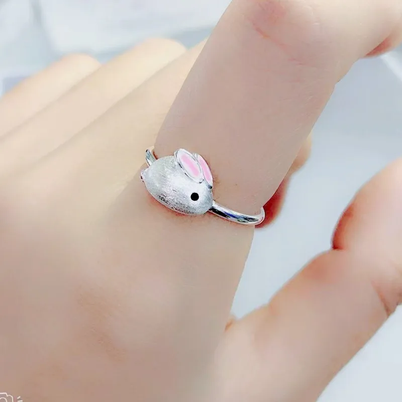 Koreanischen Stil Engel Flügel Ring Einstellbare Strass – Bild 6