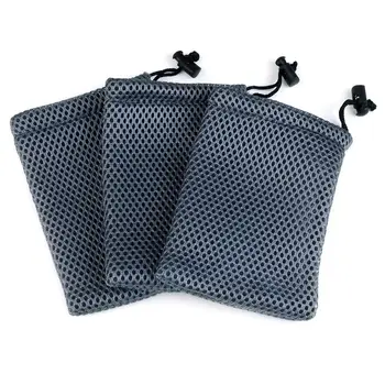 Nylon-Netzbeutel mit Kordelzug 9*13cm Netz-Geschenkbeutel für Brillen, Handy, Schmuckverpackung (10 Stück)