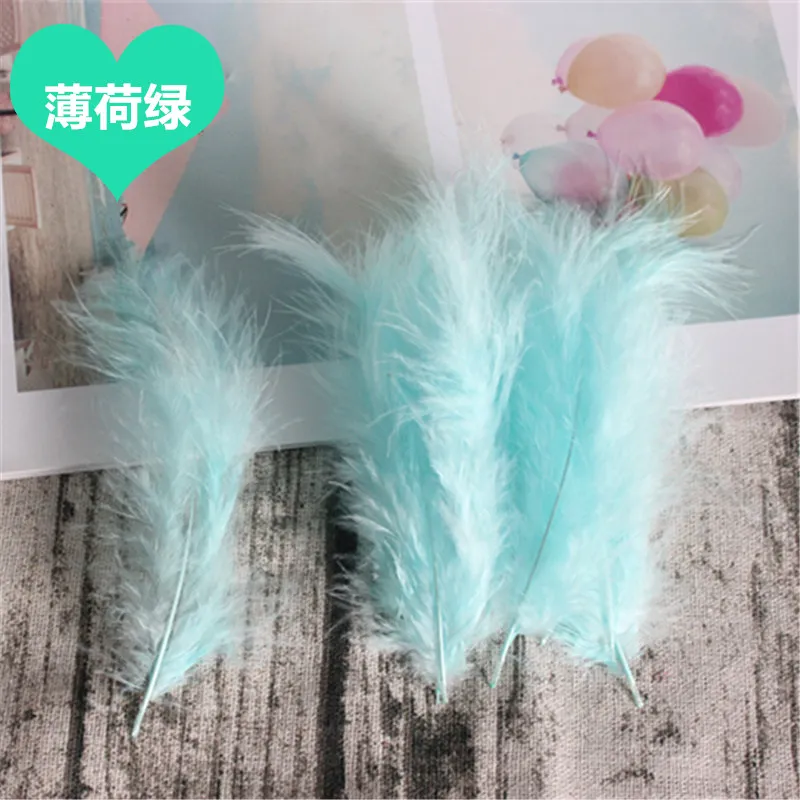 Natürliche Federn 4-6 Zoll 10-15 cm Türkei Marabou Feder – Bild 5