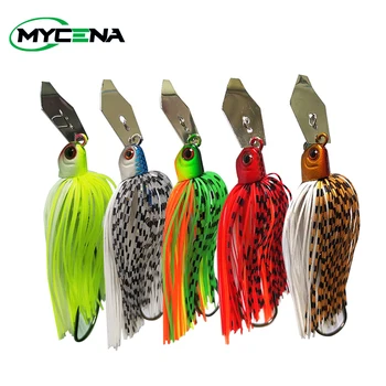 Mycena 9G/13G/16G/19G Chatter Köder Spinner Köder Unkraut Angelköder Buzzbait Wobbler Chatterbait für Bass