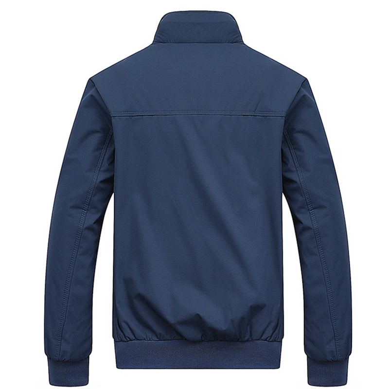 2025 frühling Herbst Lässig Feste Mode Schlank Bomber Jacke – Bild 2