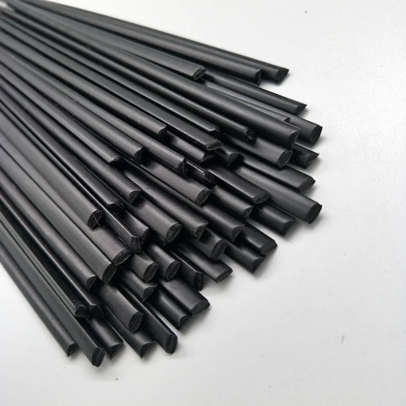 Schweißstäbe aus PP-Kunststoff (3 mm), schwarz, Packung mit