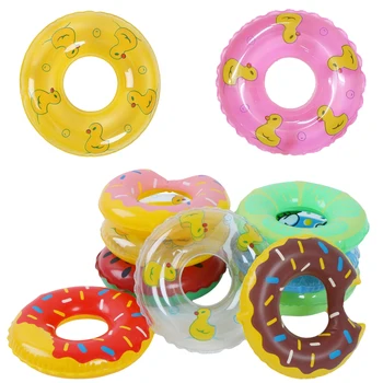 Zufällige 5 Stück Rettungsring niedlichen Mini Puppe Schwimm ring verkleiden Kleidung Puppenhaus Zubehör für 4