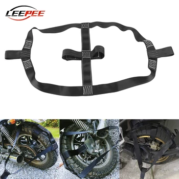 1000 kg Pull Motorrad Hinterrad Halter Reifen Ketten Kabelbaum Gürtel Abschleppgurt Transport