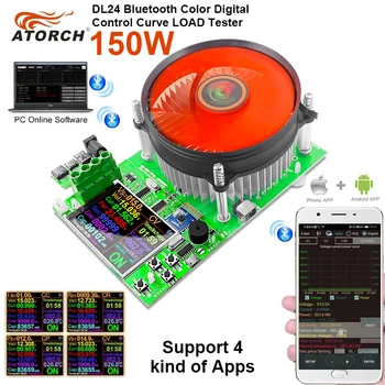 150 W 25 A Batteriekapazität 4-Draht-Tester DC USB-Tester Elektronische Last Lithium-Entladung Monitor