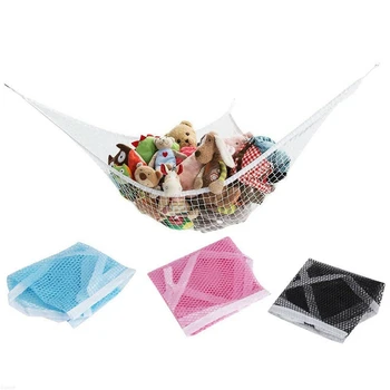 120 cm Weiche Große Spielzeug Hängematte Mesh Kinder Schlafzimmer Lagerung Kindergarten Teddybär Net Kind