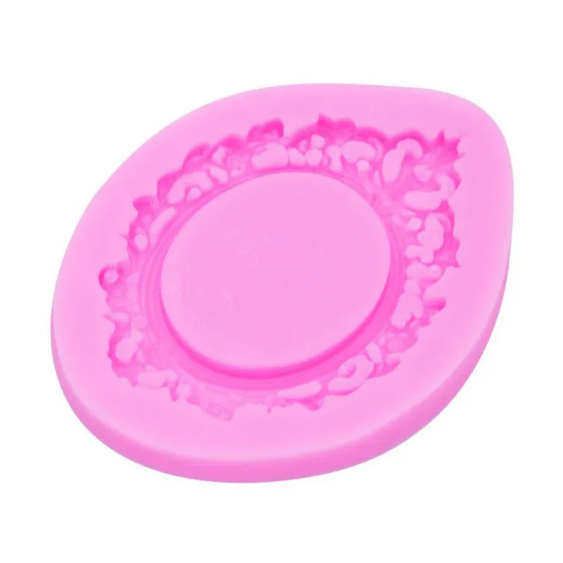 Krone Relief Rahmen Silikon Form Fondant Form Kuchen – Bild 5