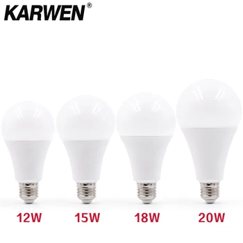 3W 6W 9W 12W 15W 18W 20W Led-lampe Lampen E27 E14 Glühbirne 220V-240V Smart IC Hohe Helligkeit Lampada LED