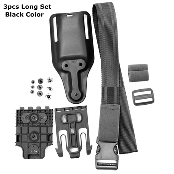 Rutschfester, elastischer Holstergurt, Drop-Bein-Holster, Oberschenkelgurt, QLS 19 22, mittlere und niedrige