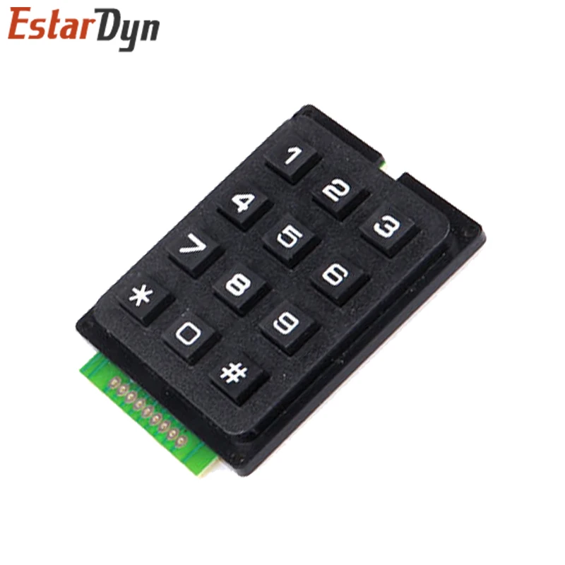 3x4 4x4 Matrix-Schalter Tastatur-Array-Modul – Bild 5