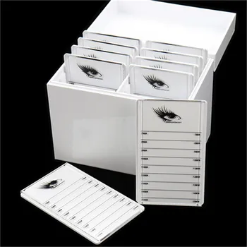 HEIßER 5/10 Schichten Wimpern Lagerung Box Display-ständer Organizer Box Wimpern Kleber Palette Wimpern