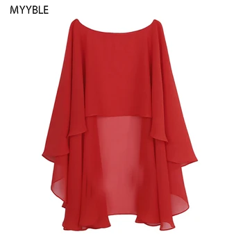Weiche Damen-Hochzeitsumhänge für Damen, Hochzeitsjacke, Chiffon-Achselzucken, Braut-Bolero, langer Schal