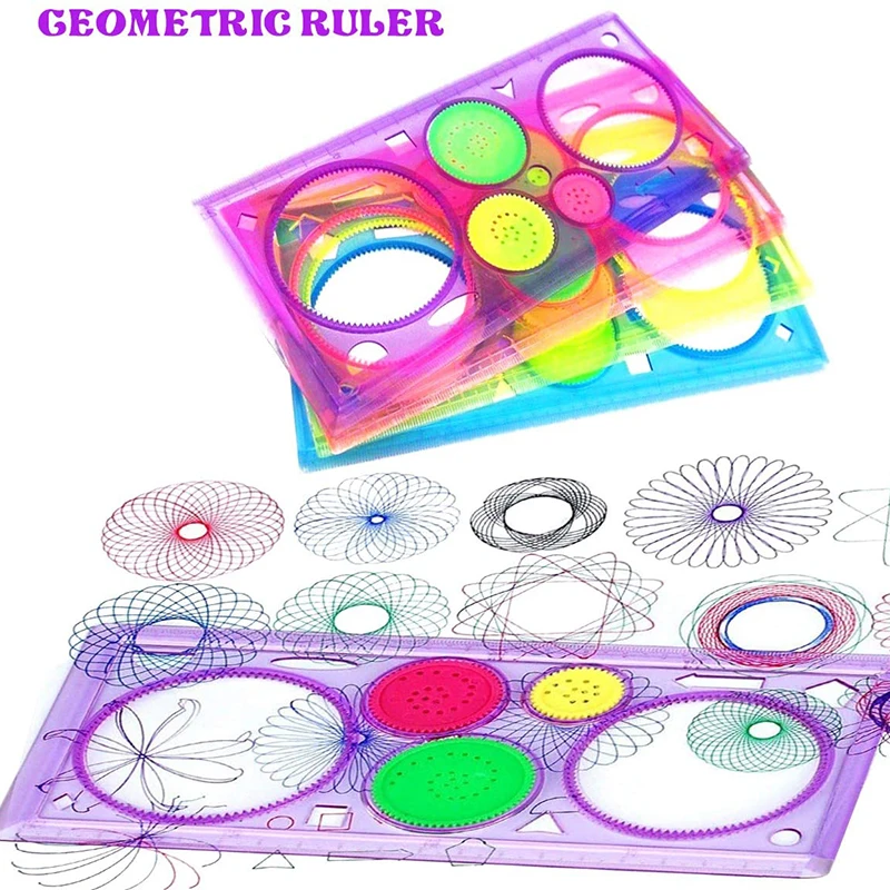 Geometrie Spirograph Zeichnung Schablone Set Malerei Vorlage – Bild 2