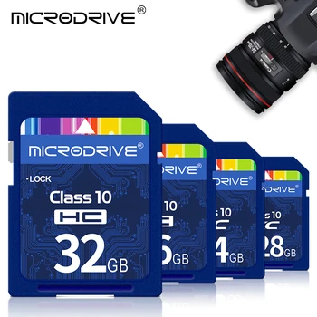 Standard-SD-Karte, 64 GB, 128 GB, 256 GB, SDHC/XC, 16 GB, 32 GB, normale Flash-SD-Speicherkarte in voller