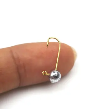 Micro Jig Kopf Angelhaken 1g-5g Eis Angelhaken Mini Kurbel Jig Angelhaken Weicher Köder angelgerät (10 Stück)