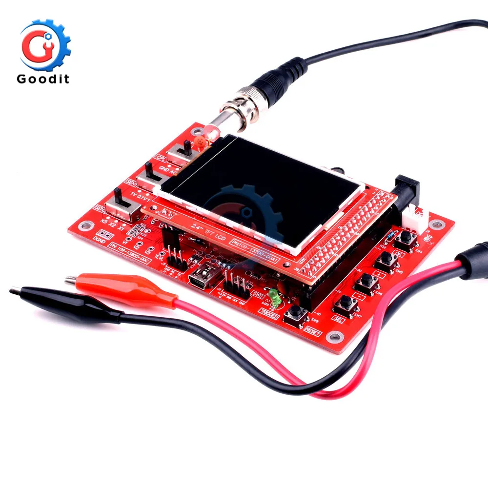 DSO138 Digital-Oszilloskop 2,4" TFT, montiert, mit Sonde – Bild 3