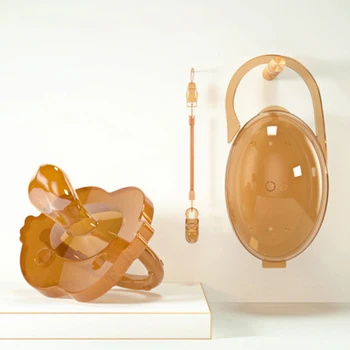 Baby Schöne Weiche Silikon Schnuller Set Neugeborenen Cartoon Tiere Komfort Schnuller Schlaf Produkte Set