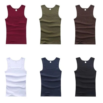 2020 sommer Plus Größe Männer Kleidung Tank Tops Schwarz Weiß Grau Singuletts Ärmellose Fitness Männer Weste