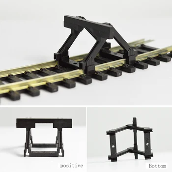 Eisenbahn-Pufferstopp, Modellmaßstab 1:87, HO, Zug, Eisenbahn, Widerstandsschiene, Stoßstangenpumpe, Gebäude