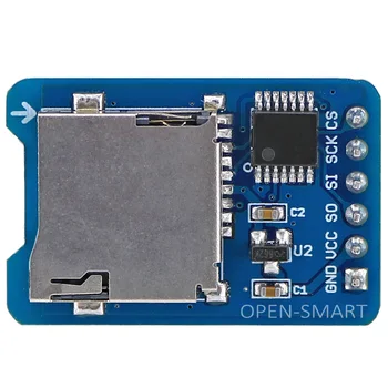 Micro SD-Kartenmodul TF-Kartenleser-Adapterplatine SPI-Schnittstelle 3,3 V / 5 V kompatibel für Arduino