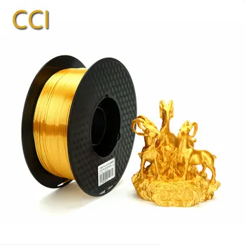 CC3D Seidengold PLA Filament 1KG 1,75mm 2,2LBS 3D-Drucker Filament Seidig Golden Glänzendes Metallisches PLA
