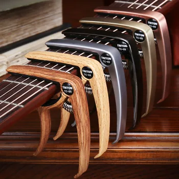 Metall Gitarre Capo Aluminium Legierung Gitarre Tuner Clamp Professionelle Key Trigger Capo für Akustische