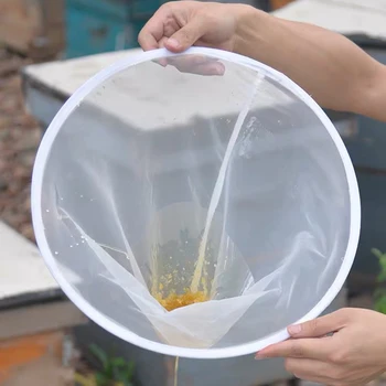 Weißer Honig filters ieb Nylon kegel Honig faser Netz schicht reiniger Imkerei ausrüstung Bienen werkzeuge