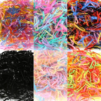 Zufällige Gemischte Kind Baby Haar Halter Gummibänder Mädchen Krawatte Gum Haar Zubehör über 500 PCS