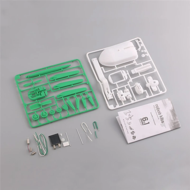 6-in-1 Solar-Roboter-Bausatz für Kinder, Auto, Boot, Flugzeug – Bild 6