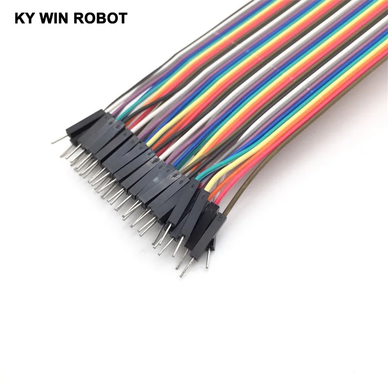 Dupont Line 40 Stück 30cm 2,54mm 1p-1p Pin Stecker-zu-Stecker – Bild 4