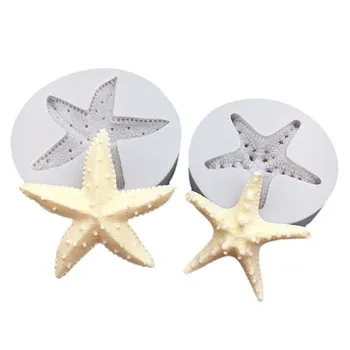 DIY Meer Muschel Seestern Shell Fondant Kuchen Süßigkeiten Silikon Formen Kreative Schokolade Form Kuchen
