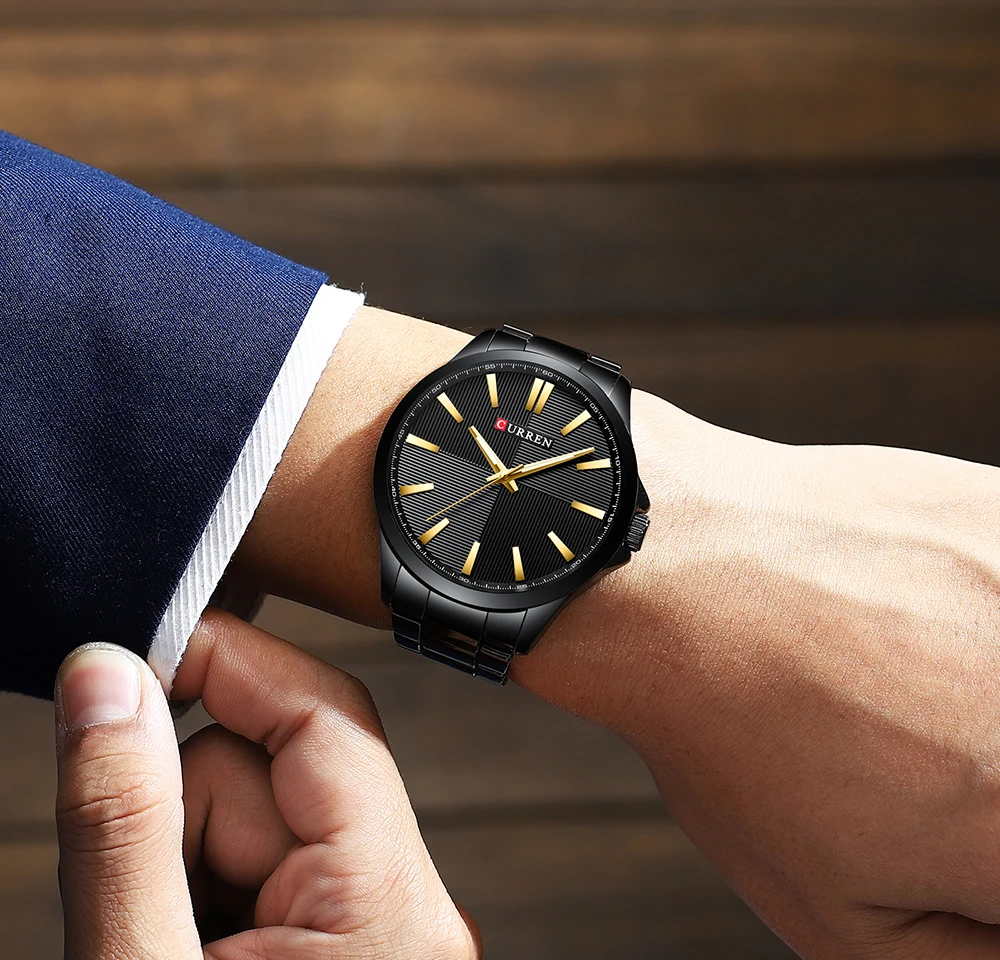 Männer Uhren männer Quarz Armbanduhren Männlich Uhr Top Marke – Bild 6