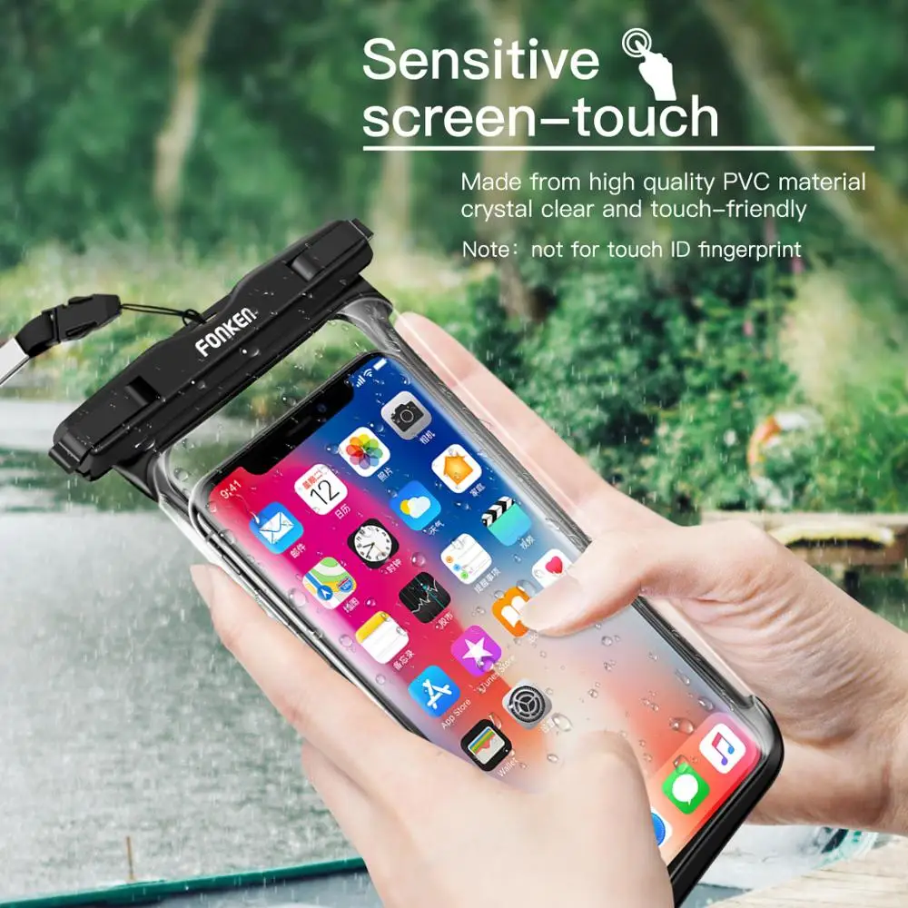FONKEN Full View Wasserdichte Hülle für Telefon Unterwasser – Bild 2