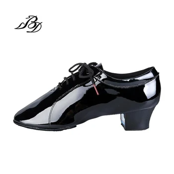 Turnschuhe Tanzschuhe Latein Herren Schuh Weihnachtsgeschenk BD419 Lackleder Tanzschule Verschleißfeste