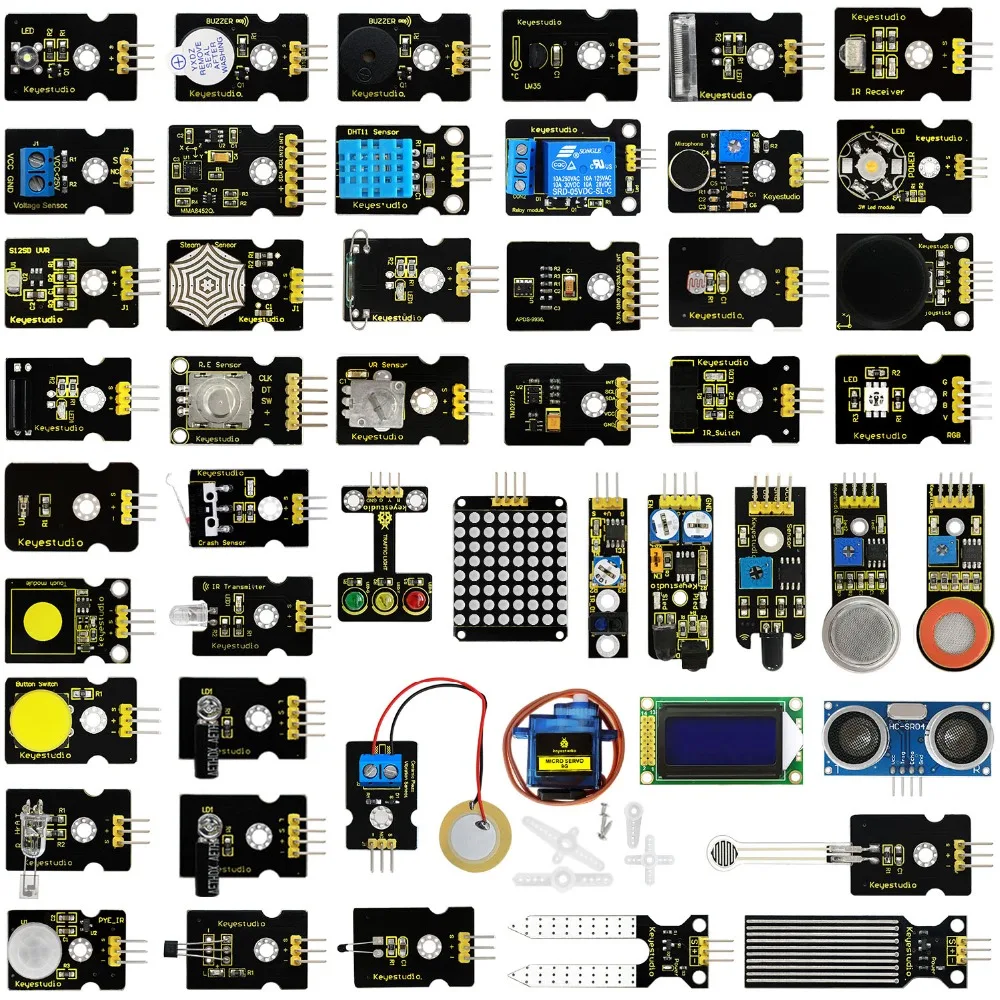 Keyestudio 48-in-1 Sensormodul-Kit für Arduino UNO/Mega