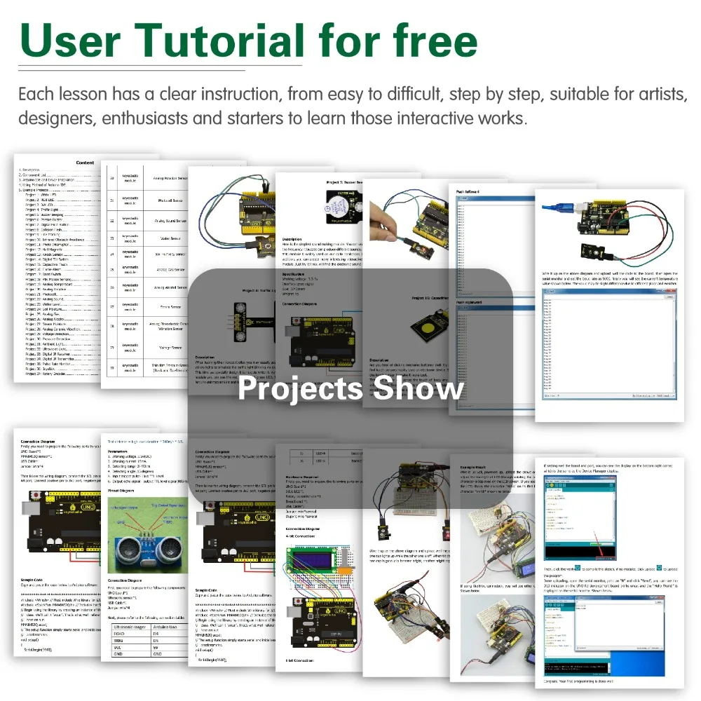 Keyestudio 48-in-1 Sensormodul-Kit für Arduino UNO/Mega – Bild 6