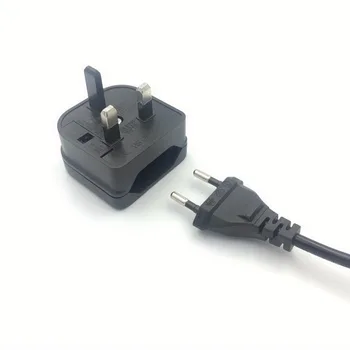 Europäische Euro Eu 2-polig auf UK 3-polige Steckdose Reisestecker-Adapter Konverter Netzteil Ladegerät