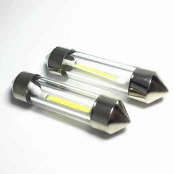 Innen Auto Licht Girlande 31mm 36mm 39mm 41mm C10W c5w LED Weiß Lampen auto Lichter SMD Innen (2 Stück)
